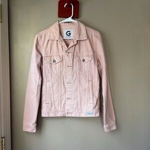Guess Light Pink Denim Jacket XS